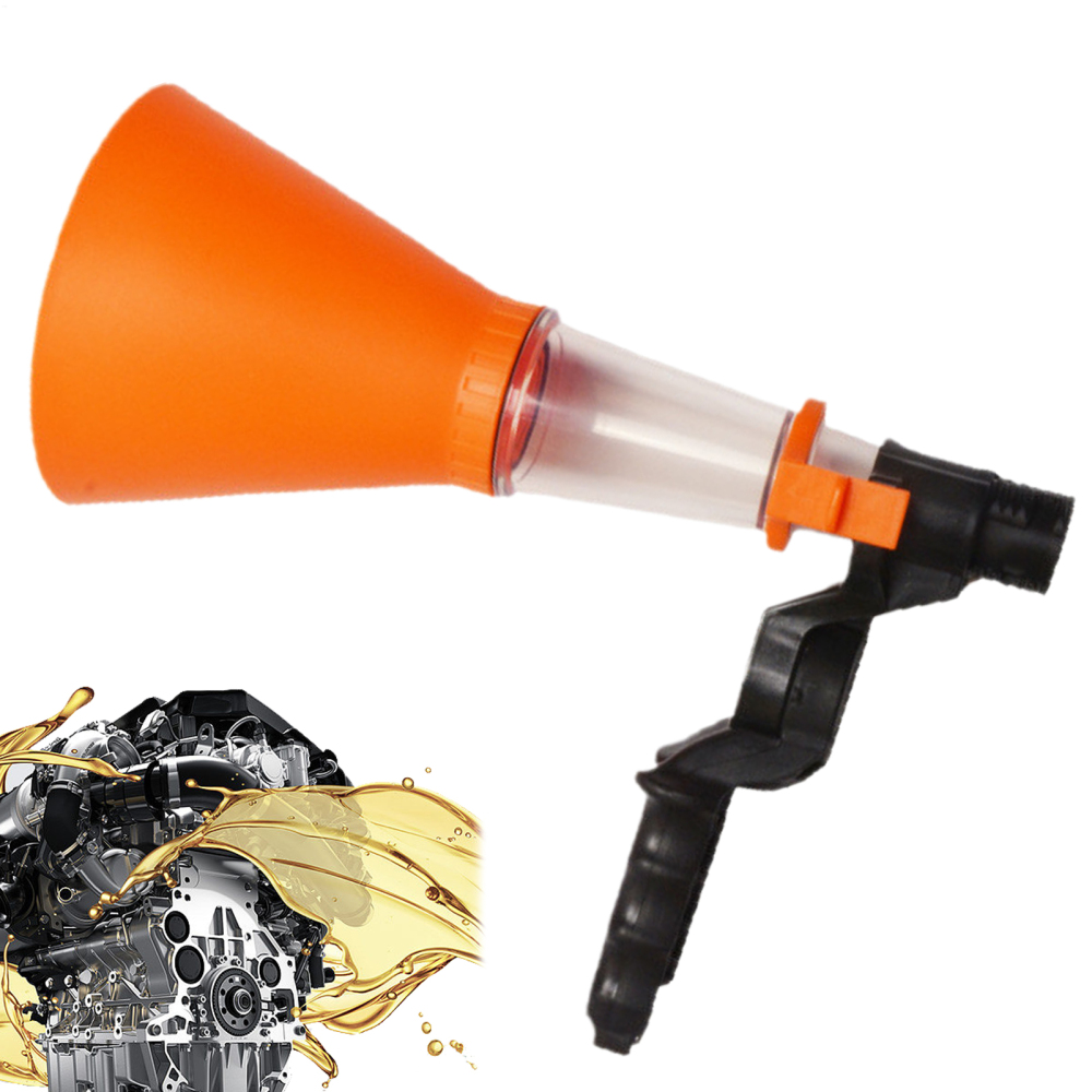 AITOCO Flexible Oil Funnel Anti-Spill Oil Change Funnel Auto Maintenance Tools for Transmission Radiator Fluid Motor Coolant Engine Oil Motorcycle Tractor Lawn Mower Water methodical